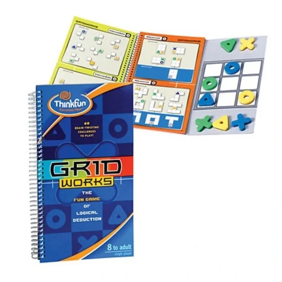 Grid Works by ThinkFun The Fun Game of Logical Deduction Puzzle Game New Sealed