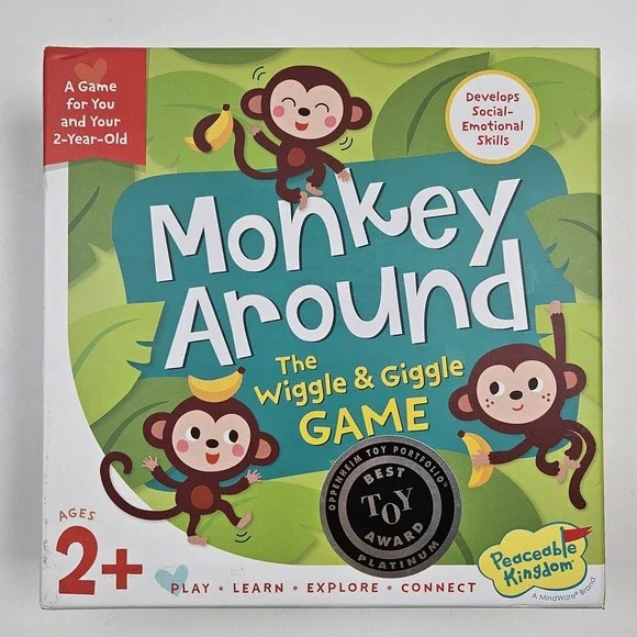 Peaceable Kingdom Monkey Around First Game for Toddlers‎ Interactive play