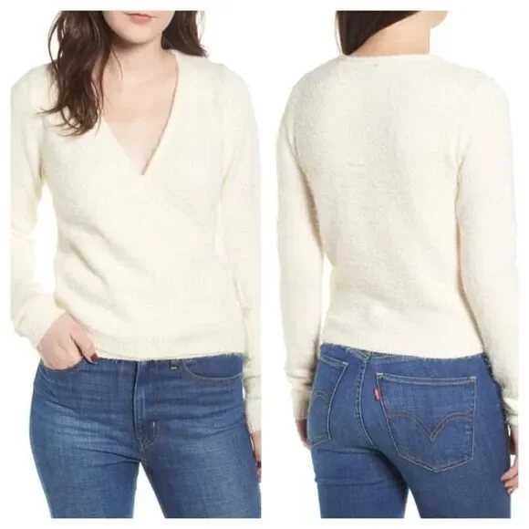Love by Design Wrap Front Sweater