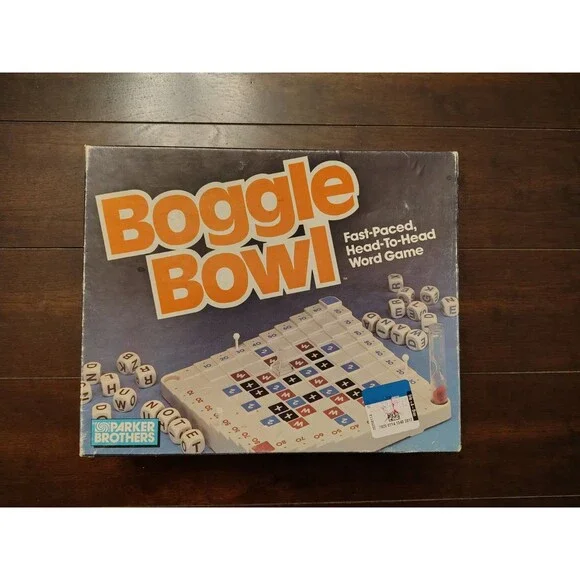 Boggle‎ Vintage Boggle Bowl Word Game Parker Brothers 1987 Complete
