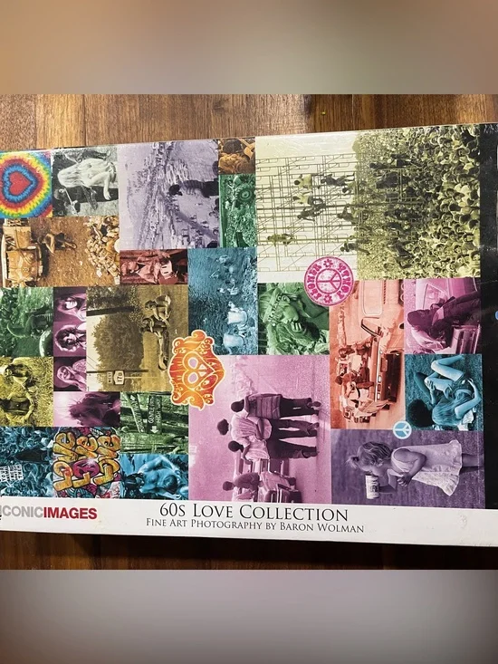 60s Love Collection Kids Puzzle - Multicolor Retro Photographs