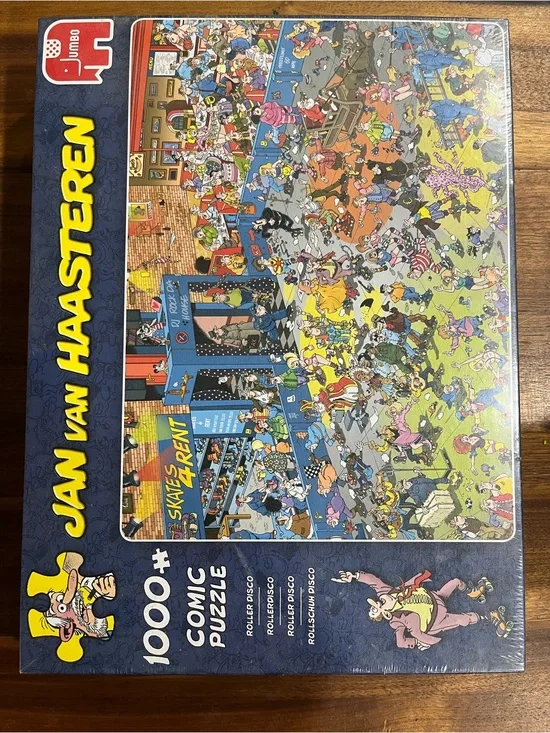 Roller Disco 1000 Piece Comic Puzzle - Multicolor