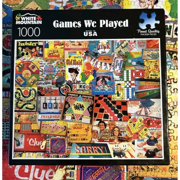 White Mountain 1000 Piece Jigsaw Puzzle 