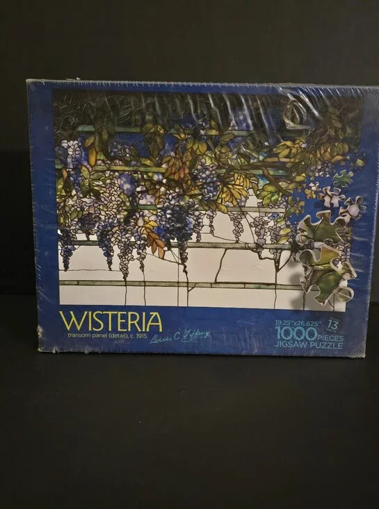 New 1000 pc Puzzle - Wisteria By Louis C Tiffany