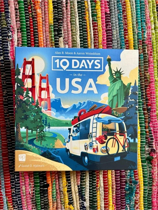 10 Days In The USA Kids Travel Adventure Board Game