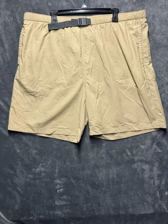 Columbia Khaki Swim Shorts Trunks Mesh Lined Quick Dry Men’s Sz XL Outdoor Hike
