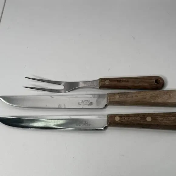 Vintage Dexter Russell Southbridge 3 Piece Set Knife and Fork