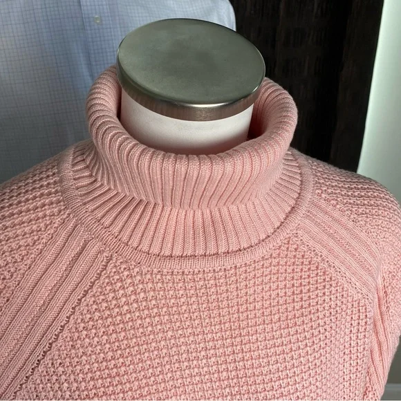 WOMEN WITHIN Pink Turtleneck Sweater, Large 18/20