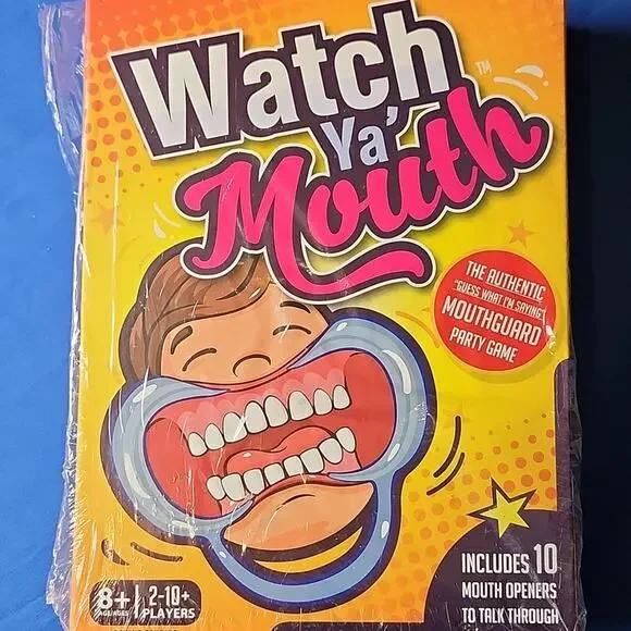 Watch Ya’ Mouth Party Game • NIB • 2016 Kickstarter Edition • Sealed • 10 Guards