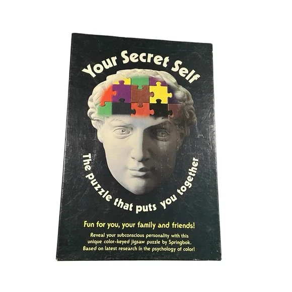 Vintage Springbok Your Secret Self Personality Profile Puzzle Complete Game