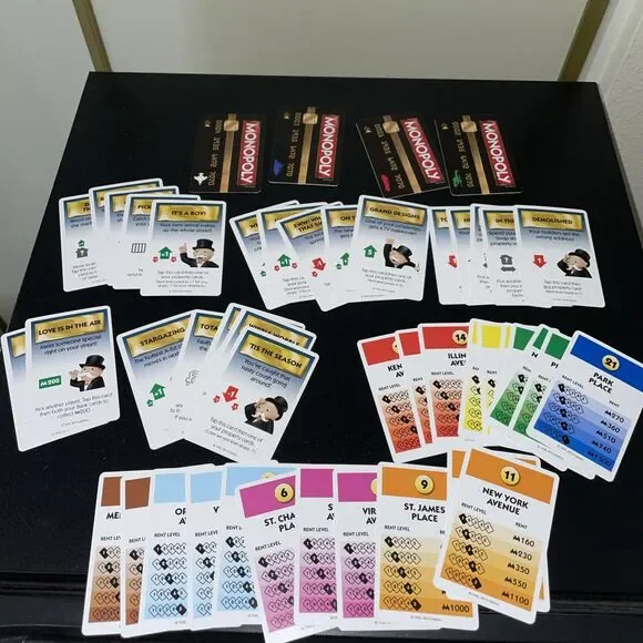 Hasbro Monopoly Ultimate Banking Board Game - not complete - card accessories