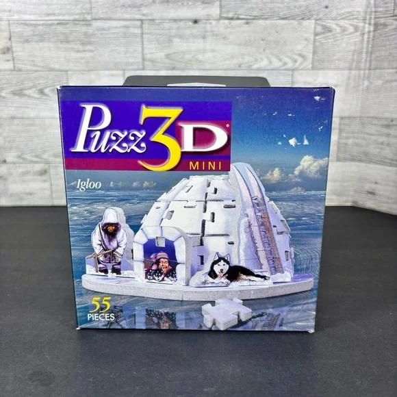 Mini Igloo‎ Puzzle - White