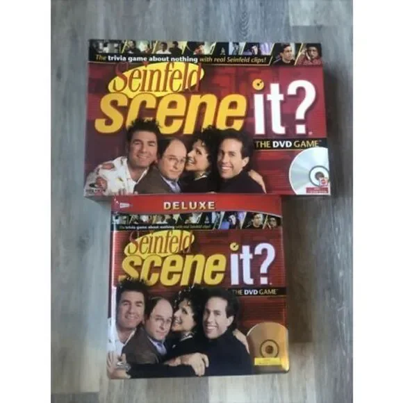 *Seinfeld Scene It Deluxe Edition DVD Trivia Board Game & Seinfeld Deluxe Tin