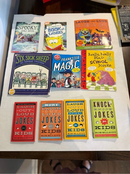 Lot of 10 Kids Joke Books