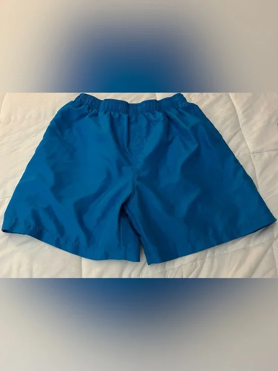 RS Surf Classic Elastic-Waist Swim Trunks in Vibrant Blue•6” Inseam•Mesh Lining