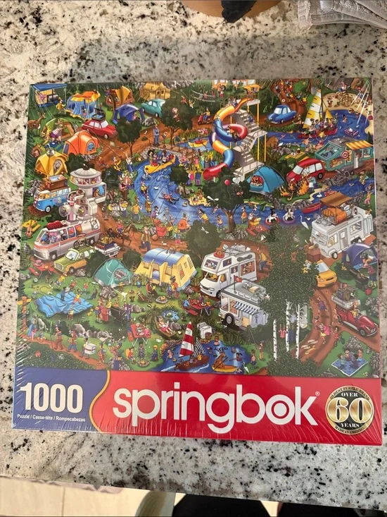 Springbok 1000-Piece Camping World Puzzle - Multi Color