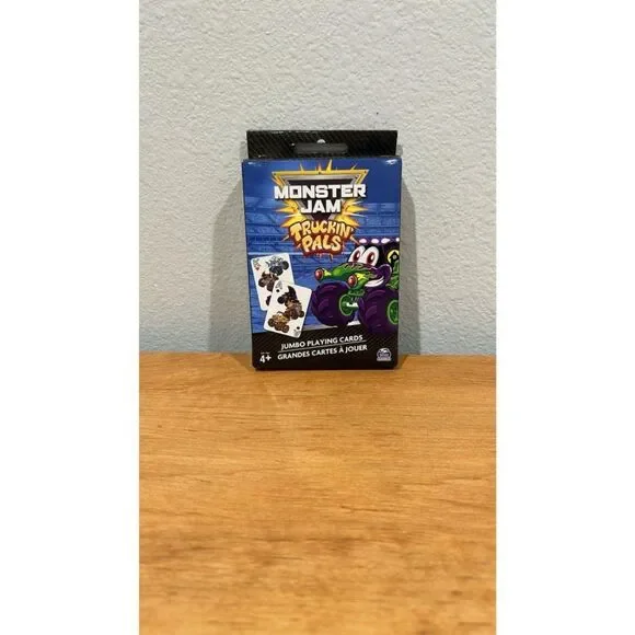 Jumbo Playing Cards Monster Jam  Trucking Pals 2021