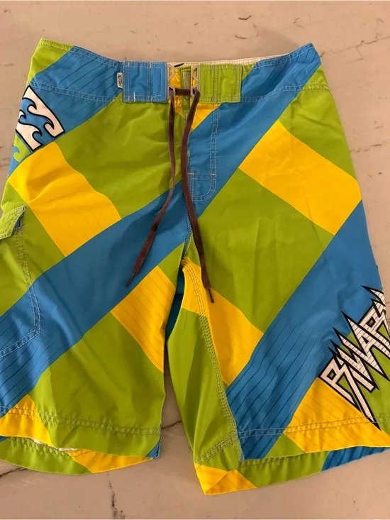 Billabong Platinum X Stretch Y2K Board Shorts Parko Joel Parkinson Men’s Size 31