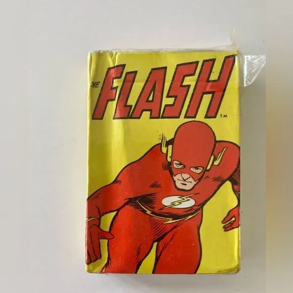Vintage 1977 Flash Card Game Super Hero