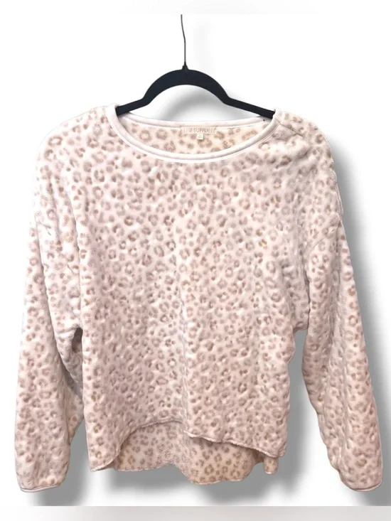NWOT Z Supply Plush Leopard Print Pullover Sweater