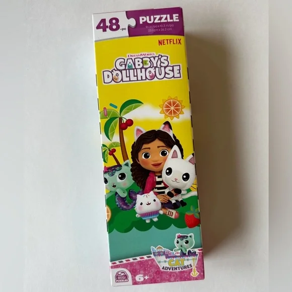 4/$25 - NWT Gabby’s Dollhouse 48 pc Puzzle‎