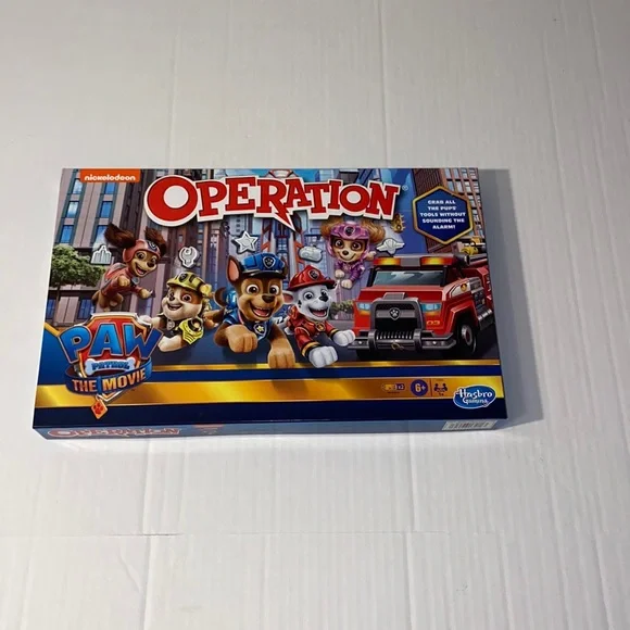 Hasbro Nickelodeon Paw Patrol The Movie Operation Game New