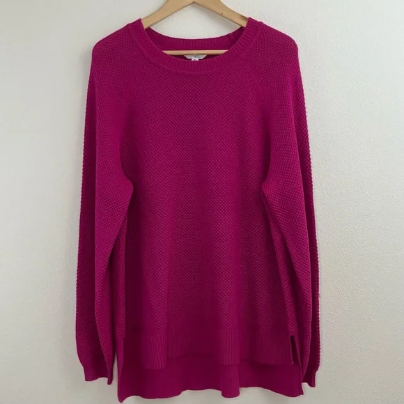 Fuchsia Ling Sleeve Sweater Top