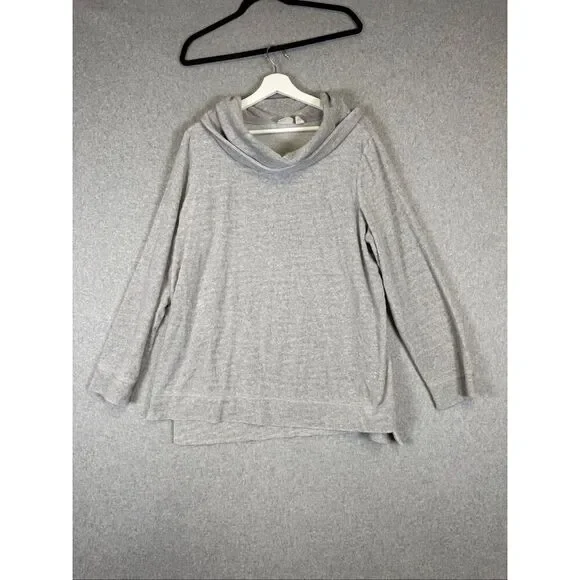 Zenergy by Chicos Women's Size 3, Large, Pullover Grey Sweater