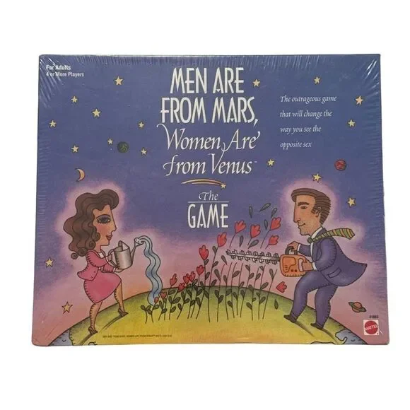 Men Are From Mars, Women Are From Venus The Game by Mattel 1998 41803 NWT
