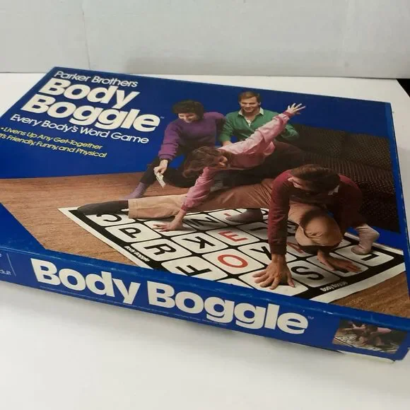 Vintage Body Boggle Every Body’s Word Game By Parker Brothers 1984 Complete