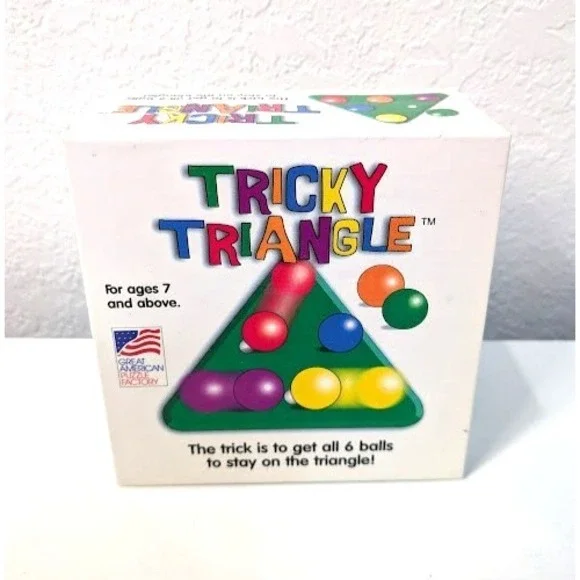Great‎ American Puzzle Factory 2003 Tricky Triangle Game NEW in Box Age 7 and Up
