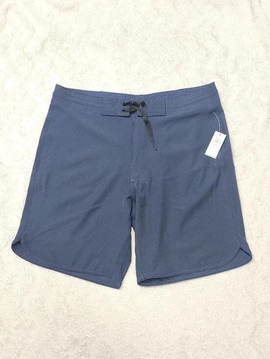 • Old Navy Men's Solid Board Shorts NWT Size 31 Navy Blue Swim Trunks 8