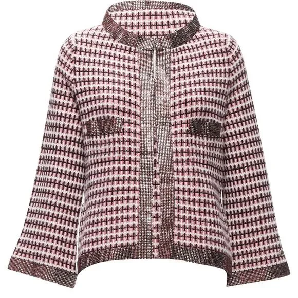Chanel Cashmere Tweed Swing Cardigan