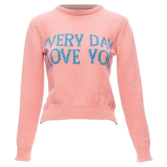 Alberta Ferretti Cashmere Cropped Sweater