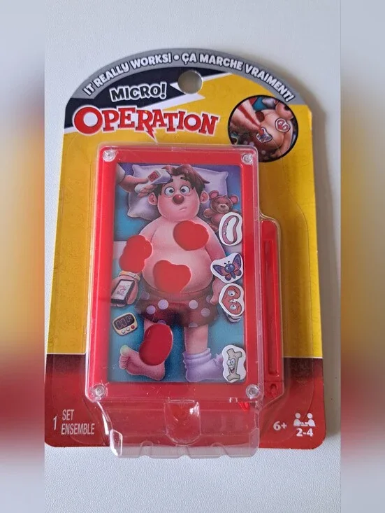 Micro! Operation Handheld Game - Red