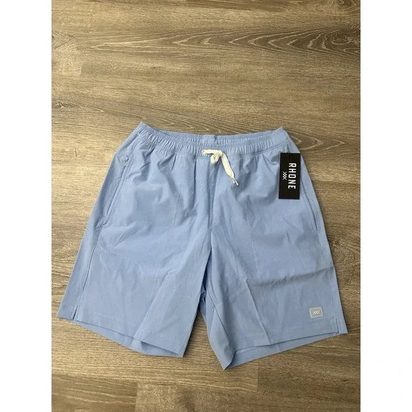Rhone R&R Swim Trunks Men's Small Baby Blue 7.5