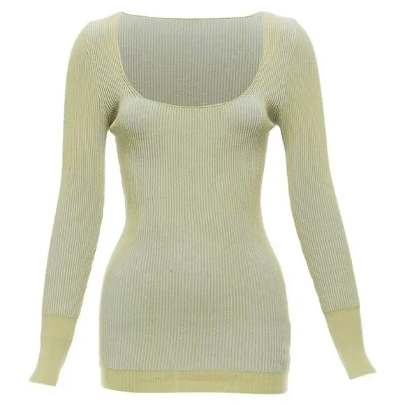 Jacquemus Fitted Long Sleeve Top