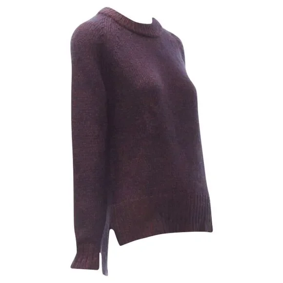 Theory Red Wool Mohair Sweater