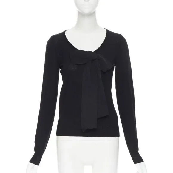 Lanvin Wool Grosgrain Sweater