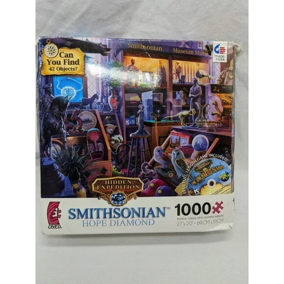 Ceaco Smithsonian Hope Diamond 1000 Piece Puzzle