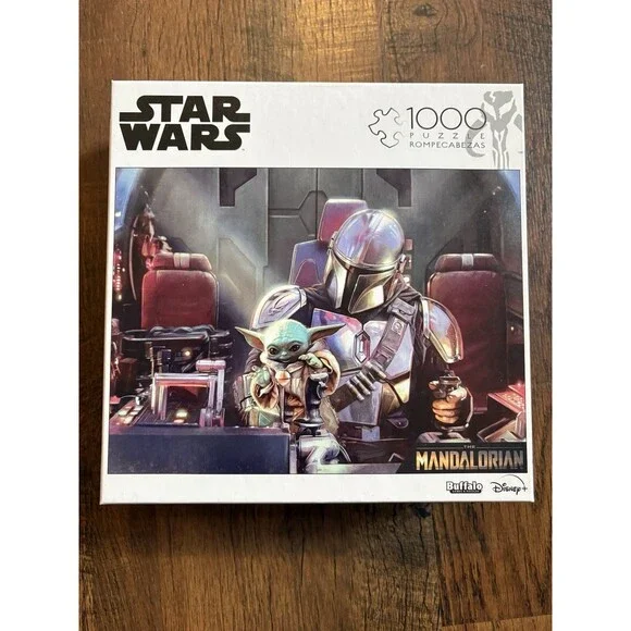 Star Wars Mandalorian 1000 Piece Jigsaw Puzzle Buffalo Disney +