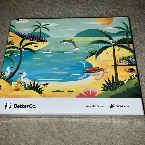 Beach Day Puzzle 1000 Pieces Jigsaw Puzzles 27.5