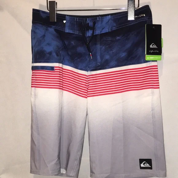 NWT Quicksilver Board Shorts 4 Way Stretch | Size 28x14