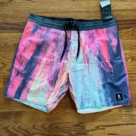 DCK Portugal Air Brushed Board Shorts. Size 34