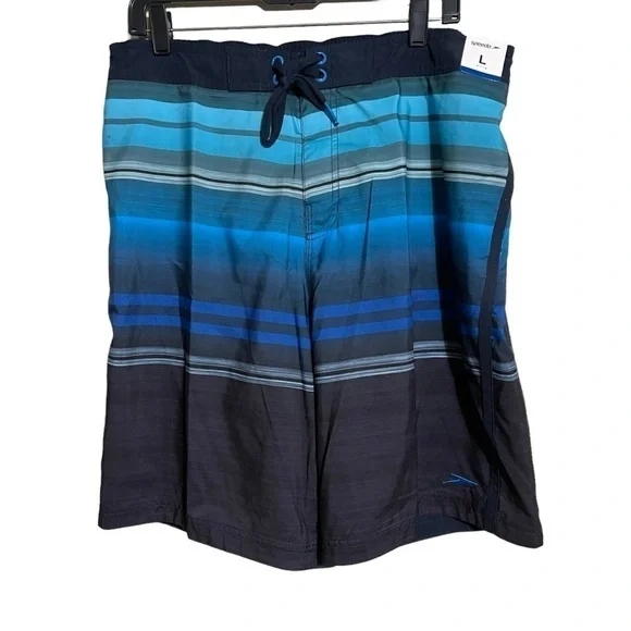 Men's NWT Speedo surf blue  Swim Shorts with Mesh Lining - size L