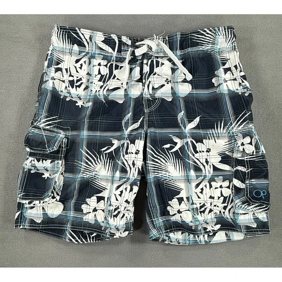 Ocean Pacific (Op) Men's Swim Trunk Board Shorts Size Medium