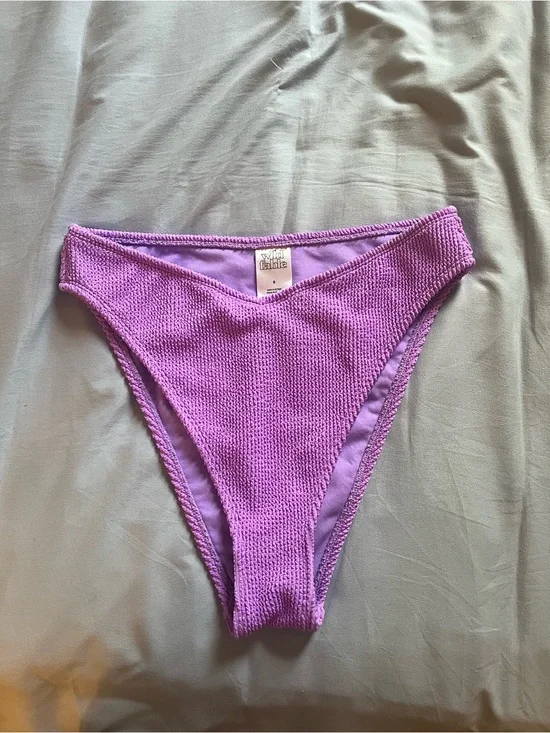 wild fable Purple Textured Bikini Bottom
