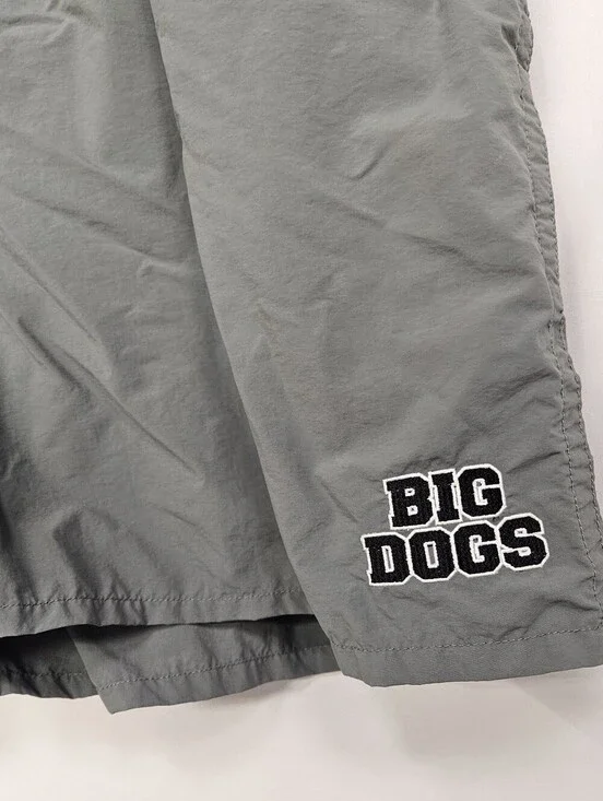 Big Dogs Swim Trunks Shorts Mens 2XL Green Outdoor Pull On Elastic