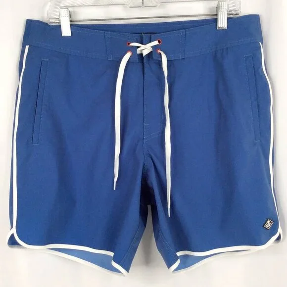 Sperry Swim Trunk Mens Size‎ Medium Blue Mesh Brief Lined Shorts