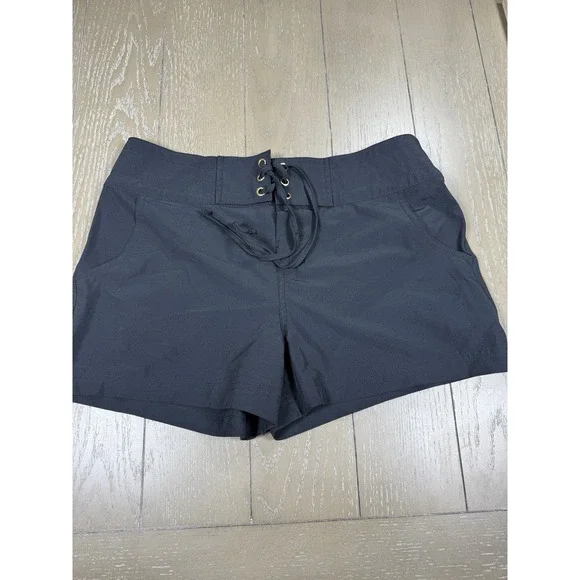 La Blanca Womens Swim Boardshorts Black Size 4 Small 2